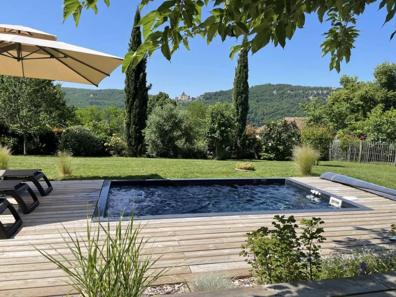 mini piscine noire perle Nord