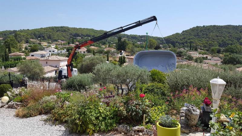 livraison minipiscine Lorgues