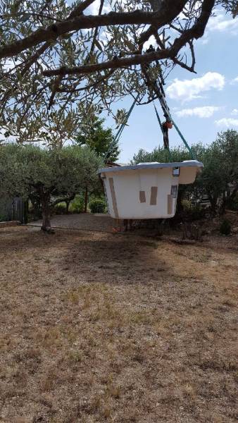 Livraison et installation d'une mini piscine à Lorgues à coté de Draguignan dans le Var