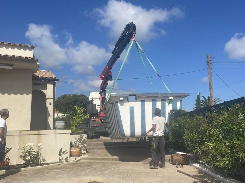 livraison piscine var