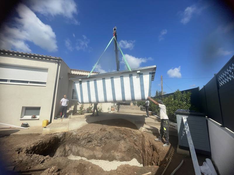 Livraison piscine moins de 10 m² draguignan