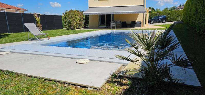 piscine volet immergé Var