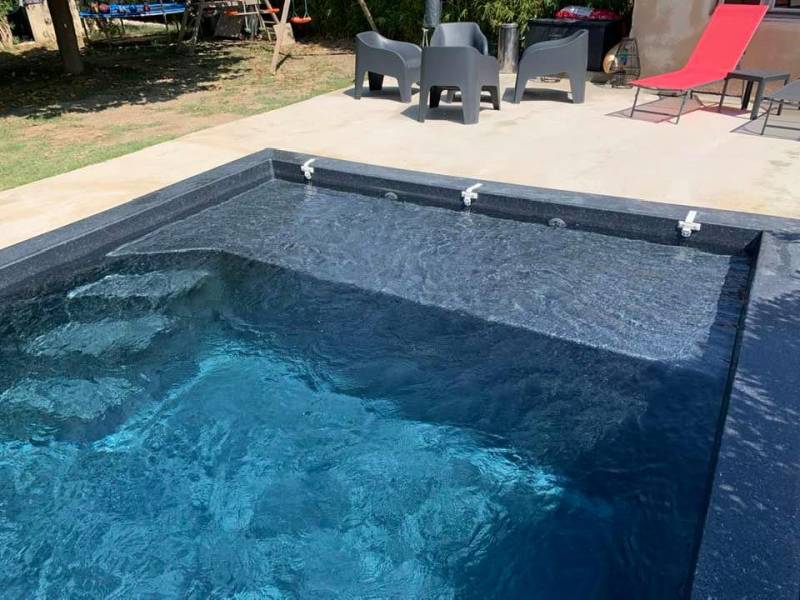Plage immergée de 1,25 m à Puget sur Argens dan le 83