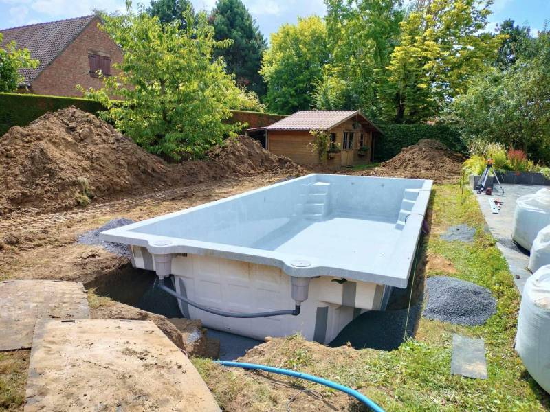Installation piscine époxy à Neuve Chapelle