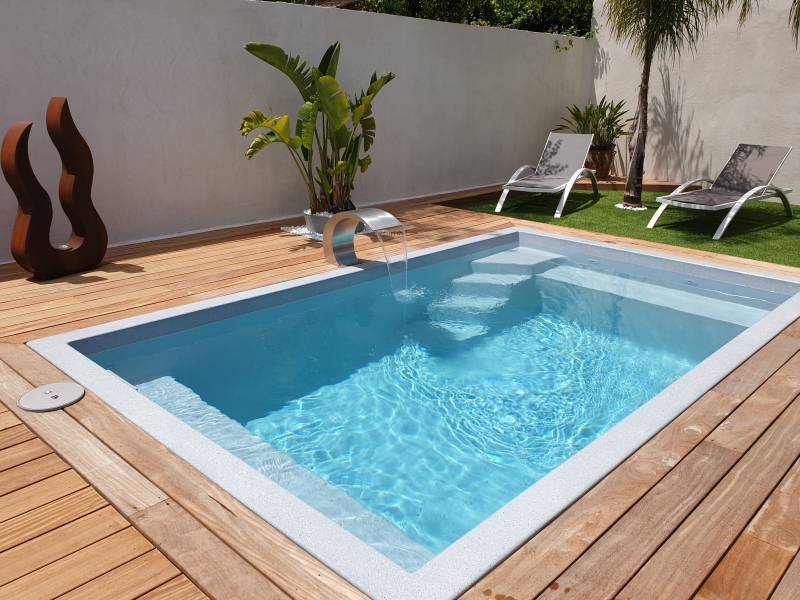 Mini piscine grise Nord