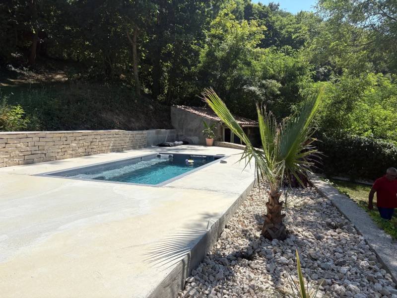 mini piscine avec balnéo var