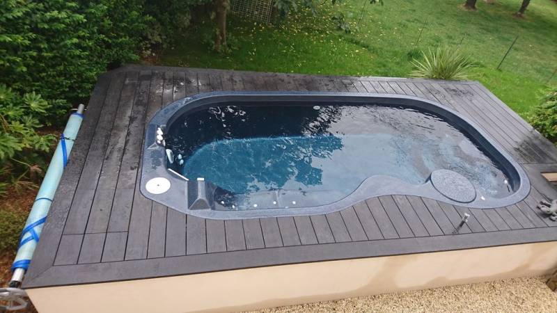 mini piscine installée à Fayence dans le Var