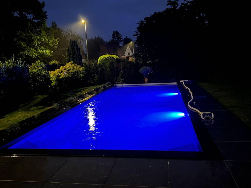 Eclairage à led piscine dans le Nord