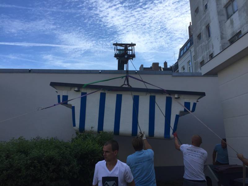 levage mini piscine à Lille