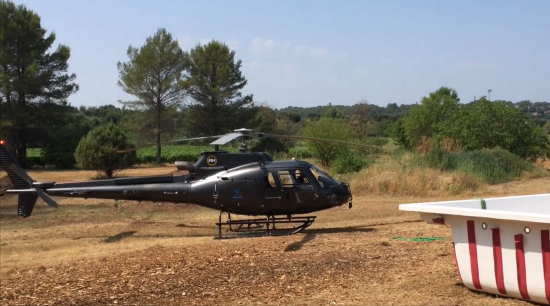 Héliportage piscine Var